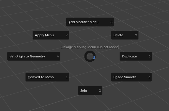 Marking Menu for Blender Image 1